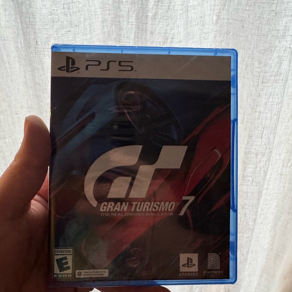 Gran Turismo for PS5 and never been opened.